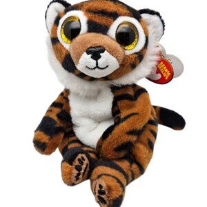 Ty Beanie Bellies Collection Clawdia the Tiger 2022 Stuffed Animal Plush Toy